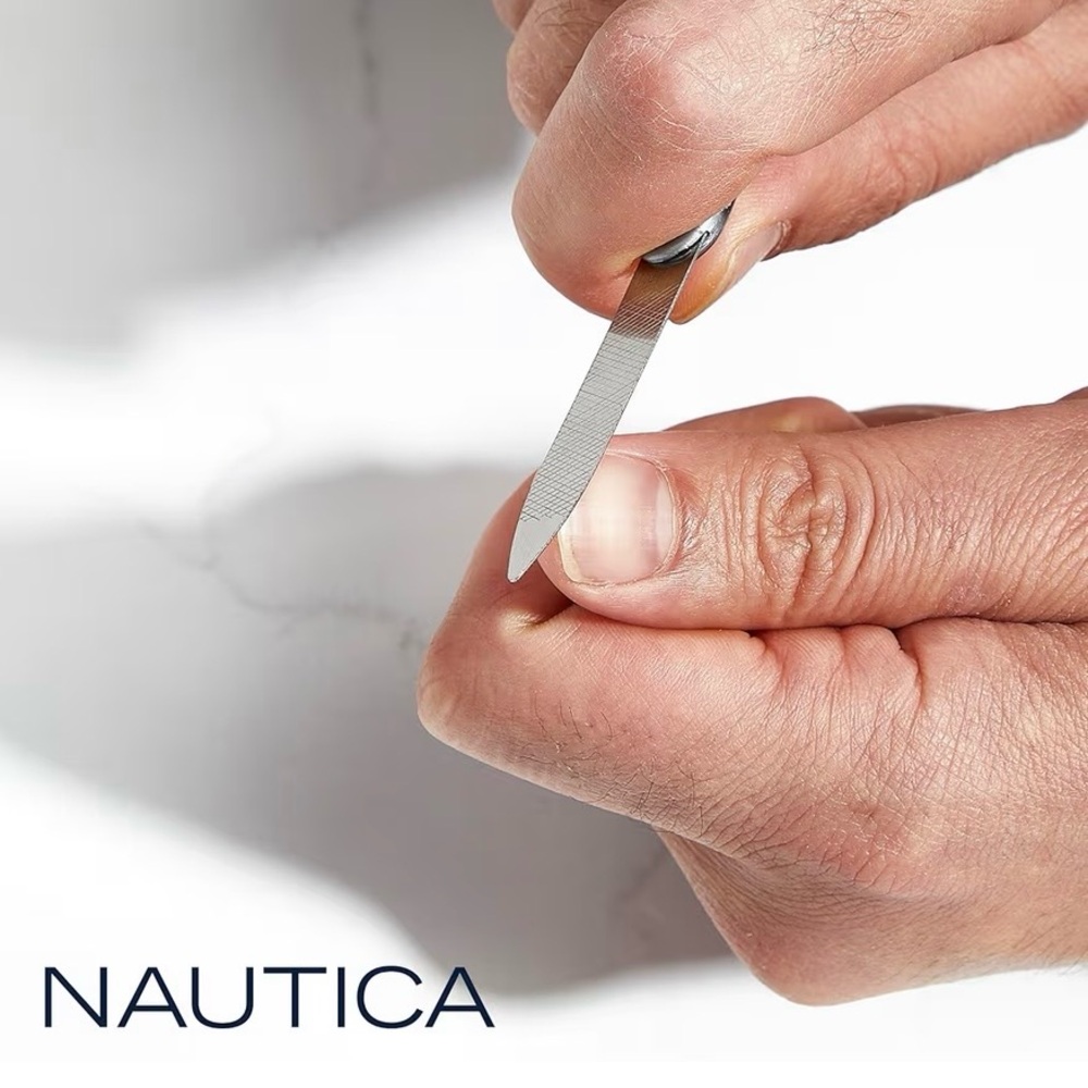 2 Pk NAUTICA Nail Care Grooming Kit for Men – 4 pc Set in a Christmas Stocking - Picture 5 of 11